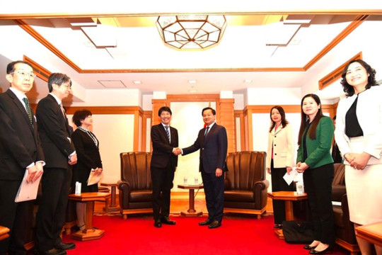 Phó thủ tướng Lê Minh Khái tiếp các đối tác Nhật Bản, thúc đẩy đầu tư và thương mại giữa hai nước