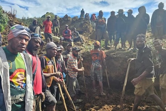 Hơn 2.000 người bị chôn sống trong lở đất tại Papua New Guinea