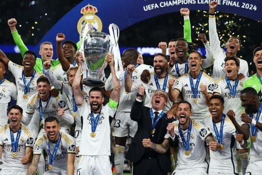 Thể hiện bản lĩnh, Real Madrid vô địch Champions League