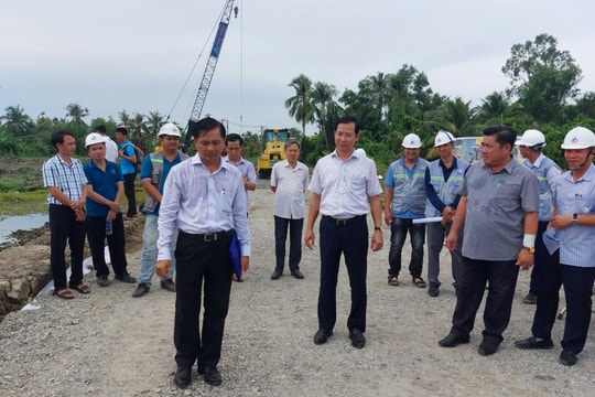 Chủ tịch UBND tỉnh Sóc Trăng gỡ khó cho nhà thầu dự án cao tốc