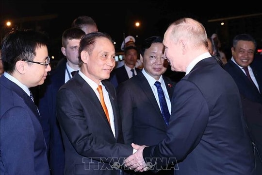 Tổng thống Putin kết thúc tốt đẹp chuyến thăm Việt Nam cấp nhà nước