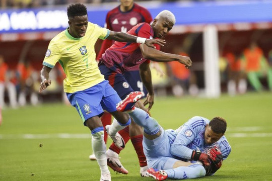 Copa America: Brazil và Vinicius gây thất vọng sau lượt trận đầu tiên