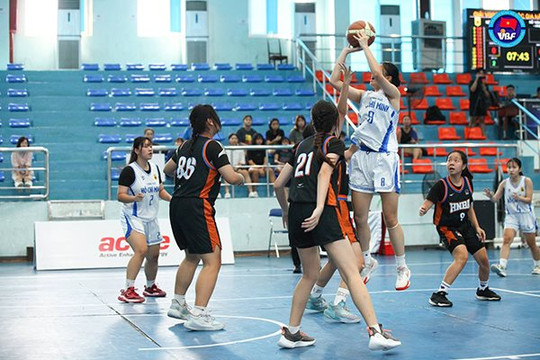 Giải vô địch bóng rổ U.16 quốc gia: Các đội nữ từ TP.HCM nhất cả hai bảng đấu