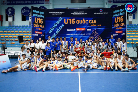 TP.HCM nhận cú đúp ngọt ngào tại chung kết Giải bóng rổ U.16 quốc gia