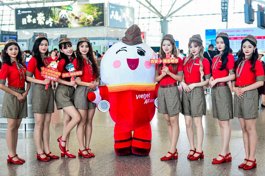 Vietjet mở đường bay thẳng từ TP.HCM đến cố đô Tây An (Trung Quốc)