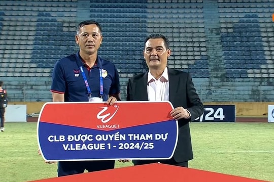 Hồng Lĩnh Hà Tĩnh giành quyền trụ hạng V-League