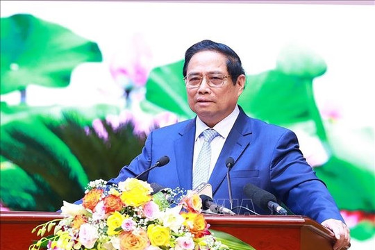 Thủ tướng Phạm Minh Chính dự Hội nghị Quân chính toàn quân 6 tháng đầu năm 2024