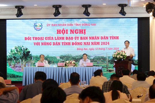 Lãnh đạo tỉnh Đồng Nai đối thoại với nông dân năm 2024