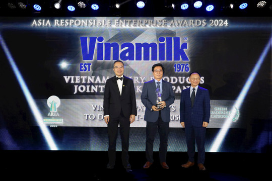 Vinamilk – Doanh nghiệp sữa duy nhất của châu Á được vinh danh tại giải thưởng quốc tế về “Green Leadership”