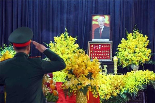 Trực tiếp: Lễ viếng Tổng Bí thư Nguyễn Phú Trọng (sáng 26.7)
