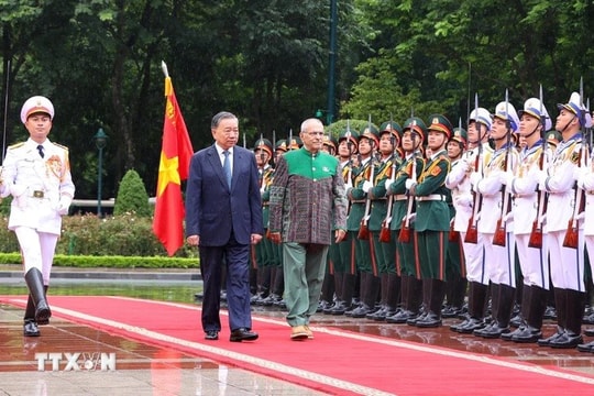 Chủ tịch nước Tô Lâm chủ trì lễ đón chính thức Tổng thống Timor-Leste