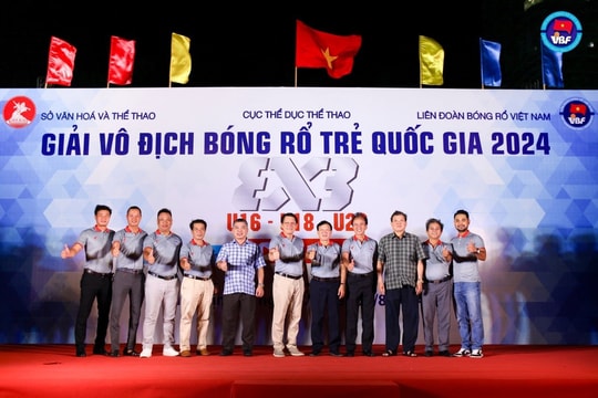 Khai mạc giải bóng rổ trẻ 3x3 toàn quốc năm 2024