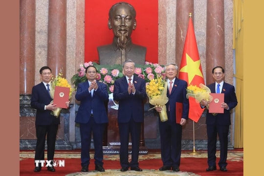 Tổng Bí thư, Chủ tịch nước trao quyết định bổ nhiệm 3 phó thủ tướng, 2 bộ trưởng