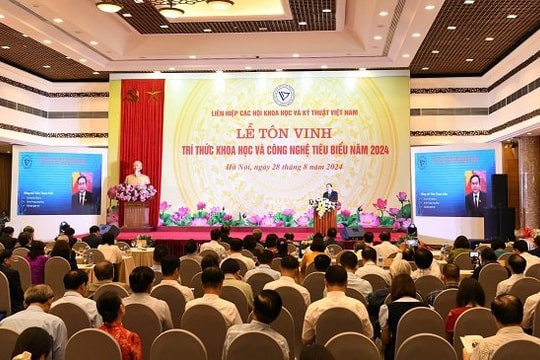 Tôn vinh 135 trí thức khoa học và công nghệ tiêu biểu năm 2024