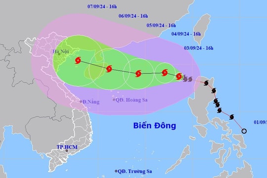 Bão số 3 có thể là cơn bão mạnh nhất năm 2024 đổ bộ trực tiếp vào miền Bắc