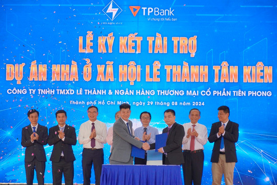 TPBank tài trợ giai đoạn 1 dự án gần 1.500 căn nhà ở xã hội phía tây Sài Gòn