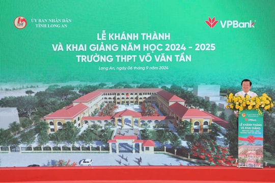 Khánh thành và khai giảng năm học mới tại ngôi trường mang tên nhà cách mạng Võ Văn Tần