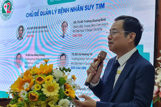 50% bệnh nhân suy tim sẽ tử vong sau 5 năm