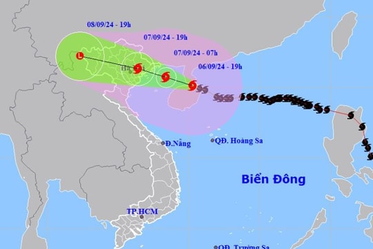 Bão số 3 giảm 1 cấp, cách Quảng Ninh khoảng 360km