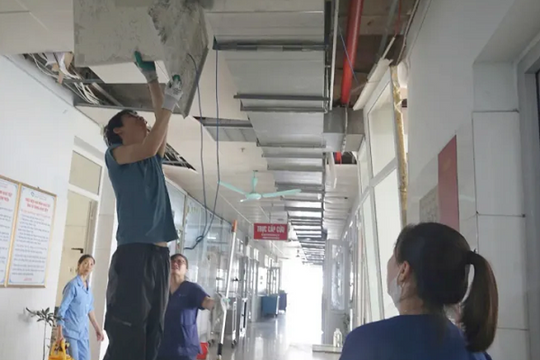 Bộ Y tế đề nghị các bệnh viện báo cáo thiệt hại do bão số 3 và đề xuất hỗ trợ