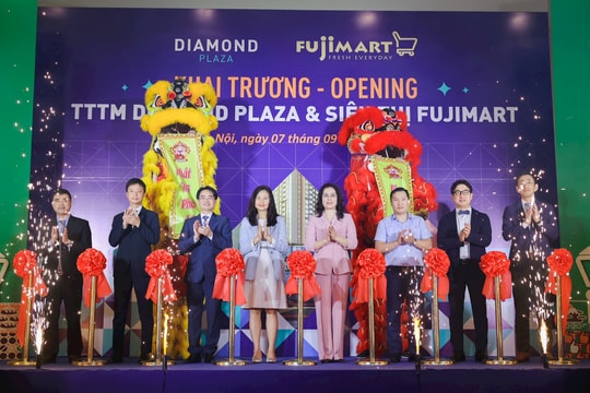 Khai trương trung tâm thương mại Diamond Plaza - điểm mua sắm lý tưởng của thủ đô Hà Nội