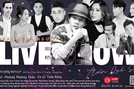 Trần Quế Sơn về quê làm liveshow ‘trên tinh thần văn nghệ, hát tặng cuộc đời’