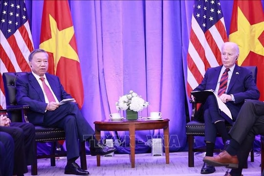 Tổng Bí thư, Chủ tịch nước Tô Lâm gặp Tổng thống Mỹ Joe Biden