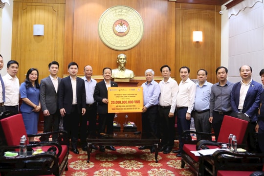 T&T, SHB và các DN trong hệ sinh thái của bầu Hiển ủng hộ 20 tỉ đồng khắc phục thiệt hại do bão lũ