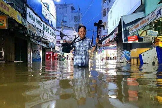 Cần Thơ: Triều cường rằm tháng 9 lên cao gây ngập sâu trên diện rộng