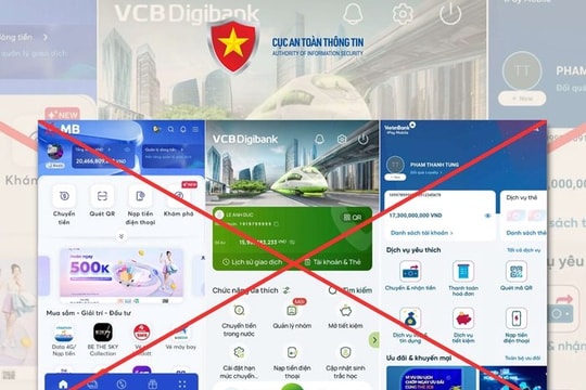 Cảnh giác trước thủ đoạn lừa cài app ngân hàng giả mạo