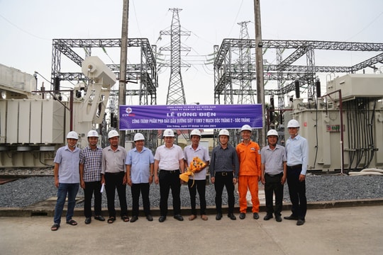 Đóng điện, đưa vào vận hành hàng loạt công trình lưới điện 110kV trọng điểm khu vực phía nam