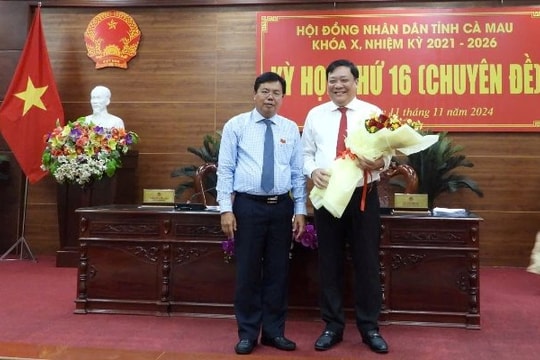 Cà Mau có tân Chủ tịch UBND tỉnh