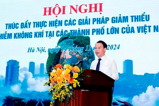 Thúc đẩy thực hiện các giải pháp giảm thiểu ô nhiễm không khí tại đô thị lớn của Việt Nam