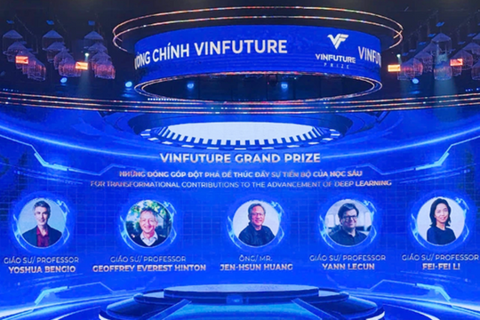 Giải thưởng chính VinFuture 2024: Vinh danh 5 nhà khoa học nghiên cứu thúc đẩy sự tiến bộ của học sâu