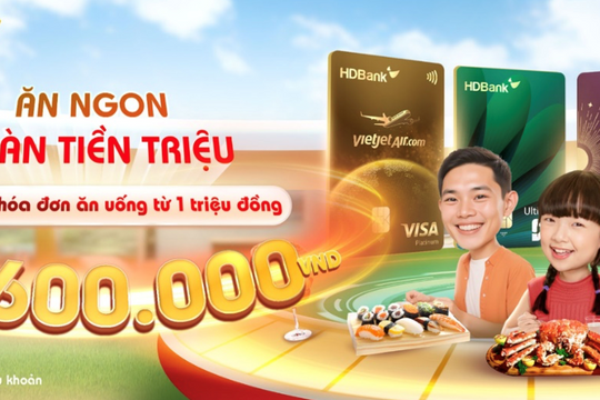 Thẻ tín dụng HDBank - Ưu đãi đa tầng, hưởng trọn niềm vui cuối năm!