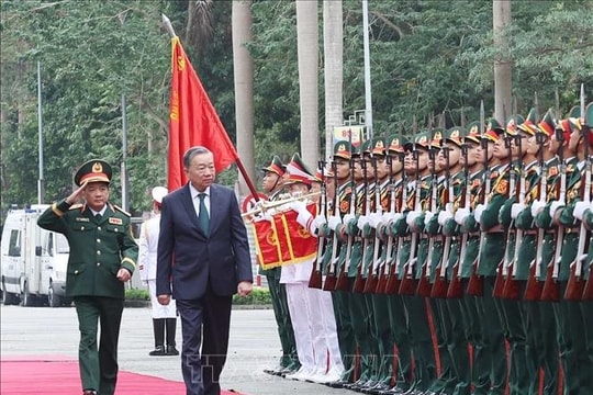 Tổng Bí thư Tô Lâm dự Lễ kỷ niệm 80 năm Ngày truyền thống Tổng cục Chính trị QĐND Việt Nam