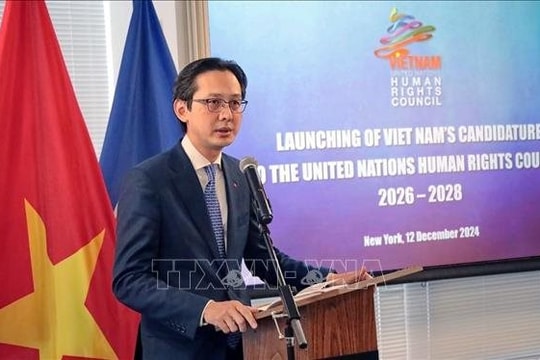 Việt Nam tái ứng cử vào Hội đồng Nhân quyền LHQ nhiệm kỳ 2026-2028