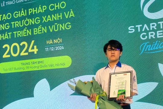 Ý tưởng phân bón sinh học của hai học sinh Sóc Trăng đoạt giải cuộc thi giải pháp tăng trưởng xanh