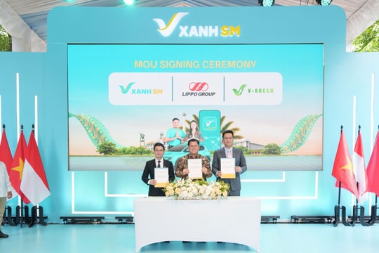 V-Green và Xanh SM Indonesia ký MoU với Tập đoàn BĐS Lippo