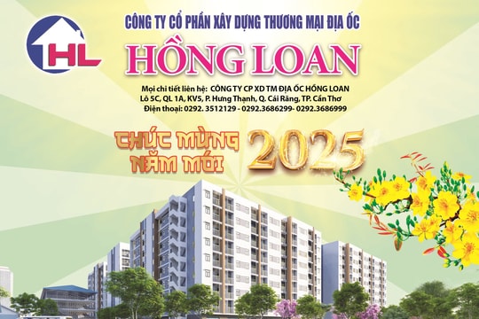 Công ty Cổ phần Xây dựng - Thương mại - Địa ốc Hồng Loan chúc mừng năm mới 2025