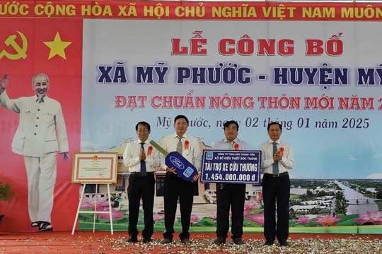 Vùng căn cứ kháng chiến ở Sóc Trăng đạt chuẩn nông thôn mới