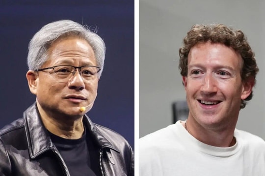 Mark Zuckerberg và Jensen Huang cùng nhau có thêm 28 tỉ USD chỉ sau 3 ngày, vốn hóa Nvidia vượt Apple