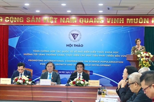 Liên hiệp Các hội KH-KT Việt Nam đẩy mạnh hợp tác quốc tế về phổ biến kiến thức khoa học