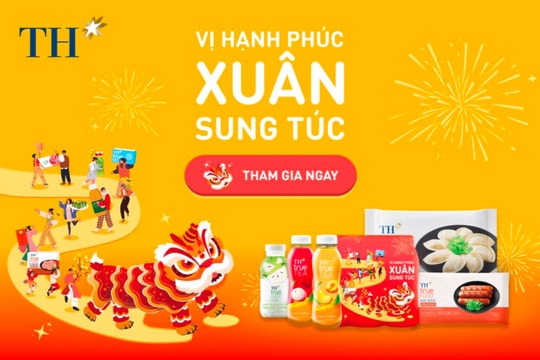 Gom hạnh phúc ngập tràn với quà tặng tốt cho sức khỏe đón Tết 2025 của các nhãn hàng đồ uống TH