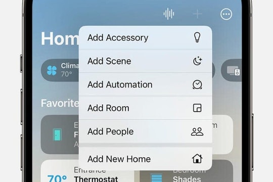 Tính năng nhỏ mới trên iPhone tiết lộ kế hoạch lớn của Apple cho nhà thông minh