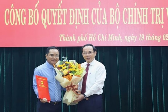 Ông Nguyễn Văn Được làm Phó bí thư Thành ủy TP.HCM