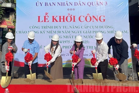 TP.HCM đồng loạt khởi công duy tu, nâng cấp 27 tuyến đường, hẻm