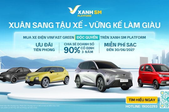 GSM bắt đầu nhận đặt cọc 4 dòng xe VinFast Green từ ngày 17.3