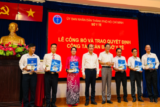 Sở Y tế TP.HCM tiếp nhận hơn 1.500 nhân sự từ Sở LĐ-TB-XH