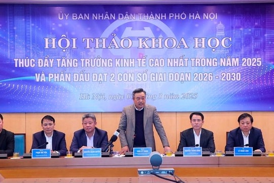 Hà Nội tham vấn nhà khoa học để thúc đẩy tăng trưởng kinh tế cao nhất